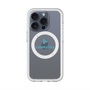 スリムプロテクションプレミアムケース with MagSafe［ オリジナル - caseplayロゴ - ライトブルー/D ］