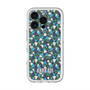 スリムプロテクションプレミアムケース with MagSafe［ ANNA SUI - HEARTS VINE - BLUE ］