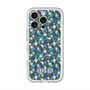 スリムプロテクションプレミアムケース with MagSafe［ ANNA SUI - HEARTS VINE - BLUE ］
