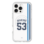 スリムプロテクションプレミアムケース with MagSafe［ 埼玉西武ライオンズ- #53 MAKINO - ホーム ］