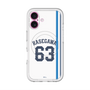 スリムプロテクションプレミアムケース with MagSafe［ 埼玉西武ライオンズ- #63 HASEGAWA - ホーム ］