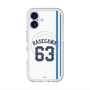 スリムプロテクションプレミアムケース with MagSafe［ 埼玉西武ライオンズ- #63 HASEGAWA - ホーム ］