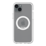 スリムプロテクションプレミアムケース with MagSafe［ LATENCY - Logotype - Clear ］