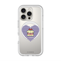 スリムプロテクションプレミアムケース with MagSafe［ ELLE×ポムポムプリン - ハート - ブルー ］