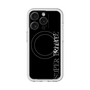 スリムプロテクションプレミアムケース with MagSafe［ SUPER PRIVATE - ロゴ - Black ］