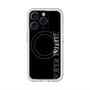 スリムプロテクションプレミアムケース with MagSafe［ SUPER PRIVATE - ロゴ - Black ］