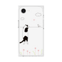 プレミアムスクエアケース［ 夢中に覗く三毛ねこ ］