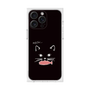プレミアムスクエアケース［ 食いしん坊なねこ - Black ］