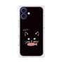 プレミアムスクエアケース［ 食いしん坊なねこ - Black ］