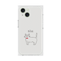 プレミアムスクエアケース［ 蝶ネクタイねこ - White ］