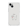 プレミアムスクエアケース［ 蝶ネクタイねこ - White ］