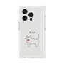 プレミアムスクエアケース［ 蝶ネクタイねこ - White ］