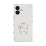 プレミアムスクエアケース［ 蝶ネクタイねこ - White ］