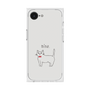 プレミアムスクエアケース［ 蝶ネクタイねこ - White ］