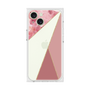 プレミアムスクエアケース［ マーブルトライアングルパレット - Pink ］