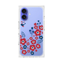 プレミアムスクエアケース［ 北欧フラワーバード ］