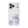 プレミアムスクエアケース［ Natural Flower - blue ］