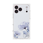 プレミアムスクエアケース［ Natural Flower - blue ］