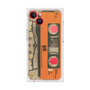 プレミアムスクエアケース［ RETORO CASSETTE TAPE - Skeleton Orange ］