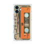 プレミアムスクエアケース［ RETORO CASSETTE TAPE - Skeleton Orange ］