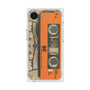 プレミアムスクエアケース［ RETORO CASSETTE TAPE - Skeleton Orange ］