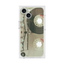 プレミアムスクエアケース［ RETORO CASSETTE TAPE - Skeleton Red ］