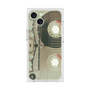プレミアムスクエアケース［ RETORO CASSETTE TAPE - Skeleton Red ］
