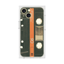 プレミアムスクエアケース［ RETORO CASSETTE TAPE - Opacity Black ］