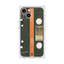 プレミアムスクエアケース［ RETORO CASSETTE TAPE - Opacity Black ］