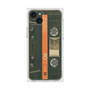 プレミアムスクエアケース［ RETORO CASSETTE TAPE - Opacity Black ］