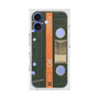 プレミアムスクエアケース［ RETORO CASSETTE TAPE - Opacity Black ］