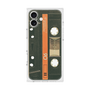 プレミアムスクエアケース［ RETORO CASSETTE TAPE - Opacity Black ］