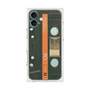 プレミアムスクエアケース［ RETORO CASSETTE TAPE - Opacity Black ］