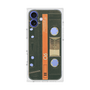 プレミアムスクエアケース［ RETORO CASSETTE TAPE - Opacity Black ］