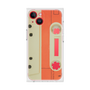 プレミアムスクエアケース［ RETORO CASSETTE TAPE - Opacity White ］