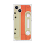 プレミアムスクエアケース［ RETORO CASSETTE TAPE - Opacity White ］