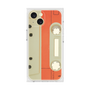 プレミアムスクエアケース［ RETORO CASSETTE TAPE - Opacity White ］