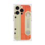 プレミアムスクエアケース［ RETORO CASSETTE TAPE - Opacity White ］
