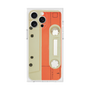 プレミアムスクエアケース［ RETORO CASSETTE TAPE - Opacity White ］