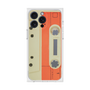 プレミアムスクエアケース［ RETORO CASSETTE TAPE - Opacity White ］