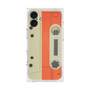 プレミアムスクエアケース［ RETORO CASSETTE TAPE - Opacity White ］