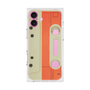 プレミアムスクエアケース［ RETORO CASSETTE TAPE - Opacity White ］