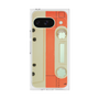 プレミアムスクエアケース［ RETORO CASSETTE TAPE - Opacity White ］