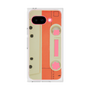 プレミアムスクエアケース［ RETORO CASSETTE TAPE - Opacity White ］
