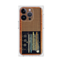 プレミアムスクエアケース［ RETORO RADIO - Brown ］