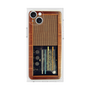 プレミアムスクエアケース［ RETORO RADIO - Brown ］