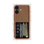 プレミアムスクエアケース［ RETORO RADIO - Brown ］