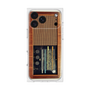 プレミアムスクエアケース［ RETORO RADIO - Brown ］