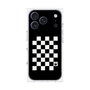 プレミアムスクエアケース［ Racing checkered flag - レーシングチェッカーフラッグ ］