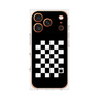 プレミアムスクエアケース［ Racing checkered flag - レーシングチェッカーフラッグ ］
